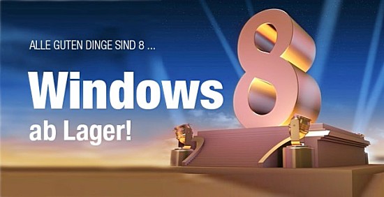 Windows 8 nun lieferbar!