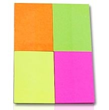 Haftnotiz 40x50 mm 4x50 Blatt neon-color KORES/Radex