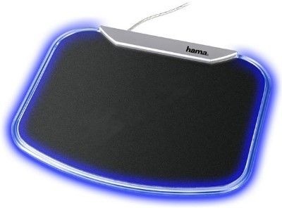 Maus-Pad Hama light inkl. USB Hub