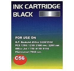 Tinte HPC6656A schwarz No. 56 Jetmaster