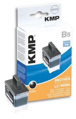 Tinte Brother LC900-BK schwarz kompatibel KMP B5