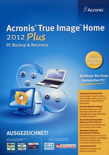 Acronis True Image Home 2012 inkl. Plus Pack