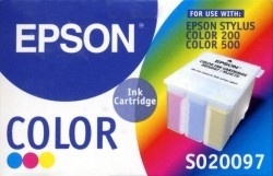 Tinte Epson Stylus Color 200/500 farbig S020097