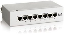 Patch-Panel  8xRJ45 1HE Cat. 6 Desktop geschirmt