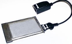 PCMCIA-Netzkarte 10/100 MBit