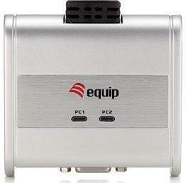 Tastatur-Maus-Monitor-Switch 2:1 KVM mit Kabelset USB mini