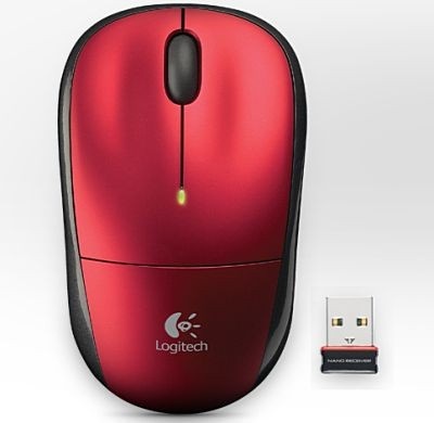 Maus Logitech Cordless Mouse M215 Red