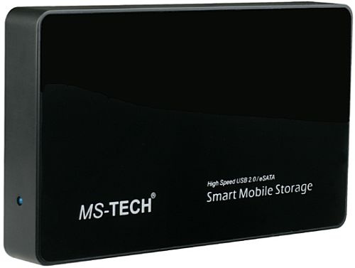 Geh�use 6,4 cm extern USB 2.0/eSATA MS-Tech LU-260ES
