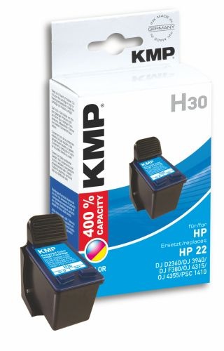 Tinte HP C9352AE No. 22 kompatibel KMP H30