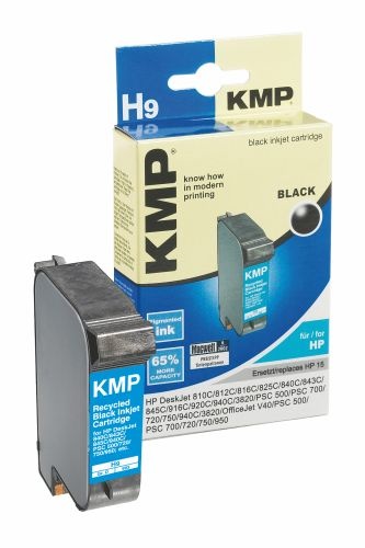 Tinte HPC6615A  f�r Deskjet 810/840/843 schwarz KMP H9
