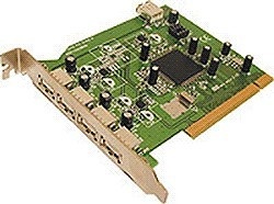 USB PCI Karte PnP 5*USB-Port (USB 2.0) NEC-Chipset