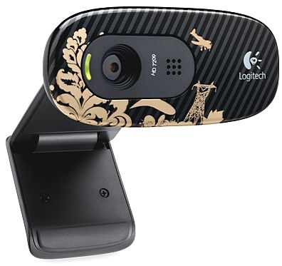 Webcam HD Logitech C270 USB 2.0 victorian pebbles