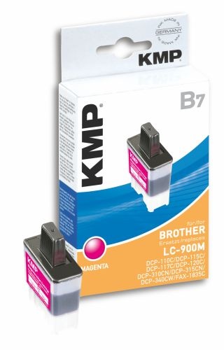 Tinte Brother LC900-M rot kompatibel KMP B7