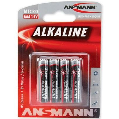 Batterie Ansmann Micro Alkalie AAA Premium 4er Pack (**