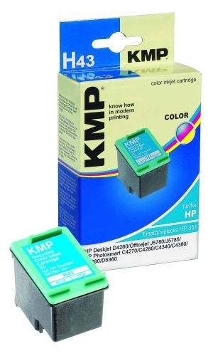 Tinte HP CB338EE No 351xl kompatibel KMP H43