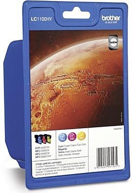 Tinte Brother LC1100HY Jumbo Rainbow-Pack