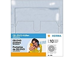 CD-/DVD-H�llen selbstklebend HERMA 7688