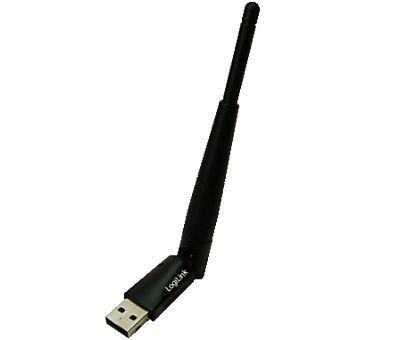Funknetzkarte USB N LogiLink mit Antenne Miniadapter