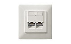 TP-Unterputzdose KAT 6 2*RJ45 45� equip 125765