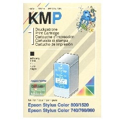 Tinte Epson Stylus Color 800/1520 schwarz KMP