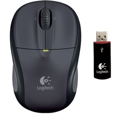 Maus Logitech Cordless V220 schwarz f�r Notebooks