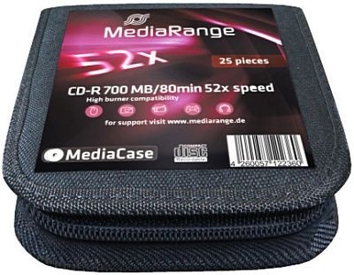 CD-R Mediarange 25er Set (CD-Tasche gef�llt)