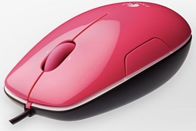 Maus LOGITECH Laser Mouse LS1 pink USB