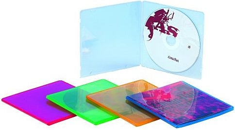 CD-H�lle Slim-Case unzerbrechlich color, 1 VE=25 St�ck