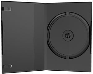 DVD-H�lle 1fach Book-Case (einzeln) schwarz