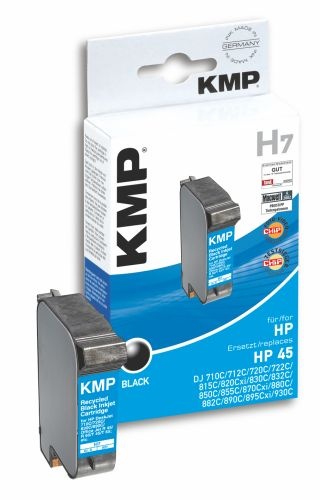 Tinte HP51645A HP 8xx schwarz KMP H7