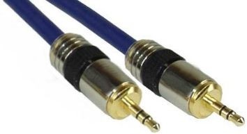 Audiokabel  0,5m 1KS-1KS PROFI-Qualit�t vergoldet