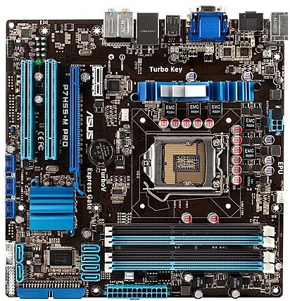 Board Sockel1156 Asus P7H55-M Pro Mikro-ATX