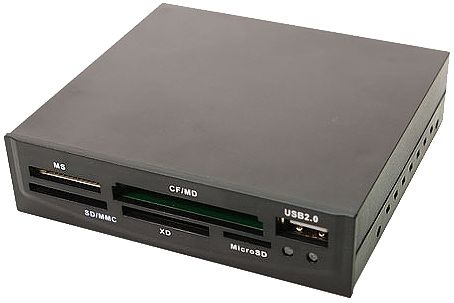 Card-Reader intern 34 in 1 Logilink USB 2.0 schwarz CR0012