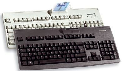 Tastatur Cherry G83-6744 mit Chipkartenleser SONDERPOSTEN