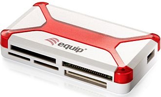 Reader USB 2.0 equip Card Reader wei�-rot 128554