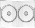 DVD-H&uuml;lle 2fach Book-Case (einzeln) Mediarange transparent