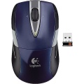 Maus Logitech M525 blau USB wireless