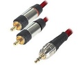 Audiokabel  5m 1KS-2CS PROFI-Qualit&auml;t vergoldet