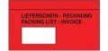 Begleitpapiertaschen 'Lieferschein-Rechnung' Din lang