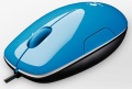 Maus Logitech Laser Mouse LS1 hellblau USB