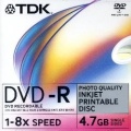 DVD-R TDK 4.7 GB 10er Jewel Case printable 8x