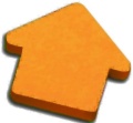 Haftnotiz Pfeil neon-orange 100 Blatt KORES N866141