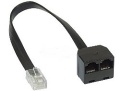 ISDN-Verbinder 2*RJ45 Buchse - 1*RJ45 Stecker mit Kabel