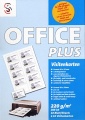 Visitenkartenbogen blanko 220g 10 Blatt Office Plus