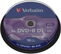 DVD+R DL Verbatim Double Layer Rohling 8,5 GB 10er Spindel