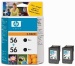 Tinte HP C9502AE schwarz f&uuml;r DJ5550 No. 56-Doppelpack