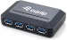 USB-Hub  4fach USB 3.0 Pocket-Format equip 128945
