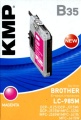 Tinte Brother LC-985m kompatibel KMP B35