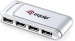 USB-Hub 4 port  (USB 2.0) passiv equip 128950