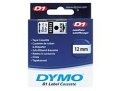 Dymo D1 Schriftband 12 mm x 7 m schwarz auf wei&szlig; 45013